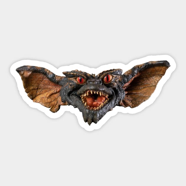 Screen Used Gremlins Movie Prop Head Sticker by Gremlins Museum